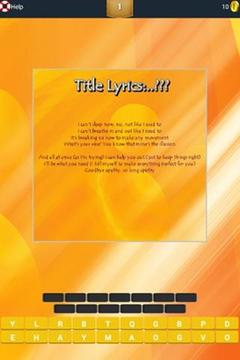 Guess Lyrics: OneRepublic游戲截圖3