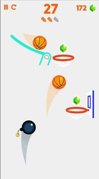Dunk line shot game游戲截圖1
