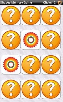 Shapes Memory Game游戲截圖2
