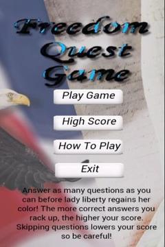 Freedom Quest Speed Trivia游戲截圖1