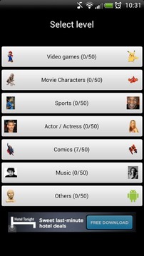 Characters Quiz游戲截圖3