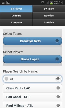 NBA Players Stats游戲截圖1