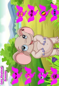 Cute Elephant Dress Up游戲截圖4