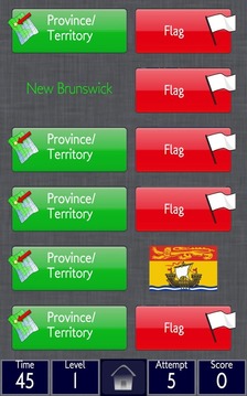 Canada Provinces Geo Memory游戲截圖3