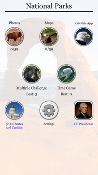 National Parks of the US: Quiz游戲截圖3
