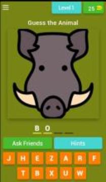 Animals Park: Guess The Animals Quiz游戲截圖1