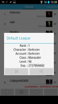 Path of Exile ladder viewer游戲截圖4