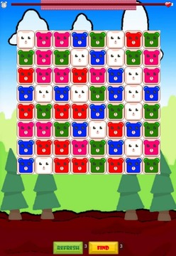Blocky Bear Match游戲截圖2