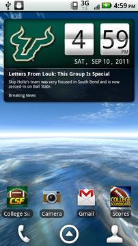 South Florida Bulls Live Clock游戲截圖3
