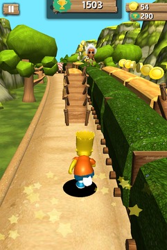 Bart Simpson Run Jungle游戲截圖1