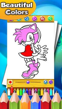 How to color Sonic Hedgehog游戲截圖1