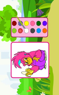 Coloring Playful Monkeys游戲截圖5