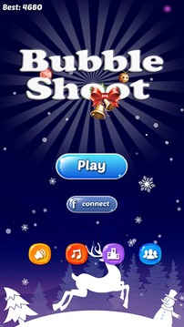 Bubble Shooter : Christmas游戲截圖1