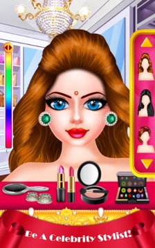 Indian Celebrity Super Star Party Beauty Salon游戏截图5