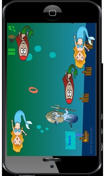 Mermaid Attack On Beach游戲截圖2