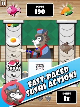 Raccoon Sushi Chef游戏截图5