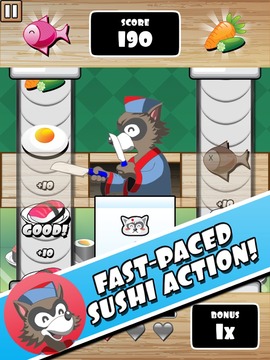 Raccoon Sushi Chef游戲截圖5