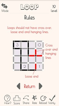 SlitherLink Loop Levels游戏截图3