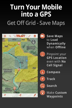 亨特应用:狩猎GPS地图游戏截图3