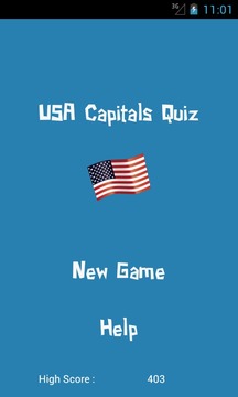 USA State Capitals Quiz游戲截圖1