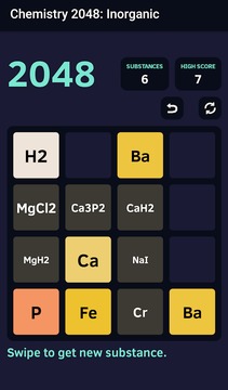 Chemistry 2048游戲截圖2