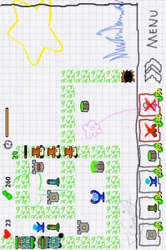 Doodle Defense Lite游戲截圖2