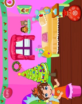 Eudora Christmas Room Clean游戲截圖3