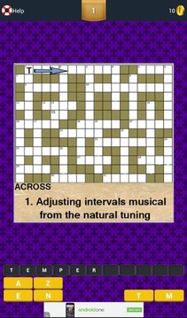 Music Crossword Puzzle游戏截图4