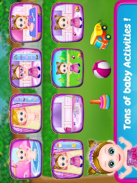 Princess Baby Girl Daycare - NewBorn Baby游戲截圖4