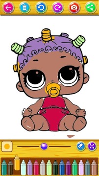 Coloring Pages for Surprise Dolls游戲截圖3