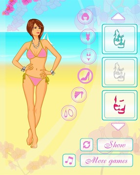 Dress Up Beach Girl游戏截图1
