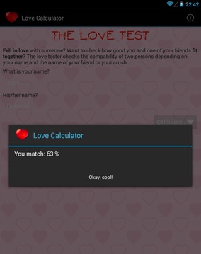 Love Calculator HD+游戲截圖2