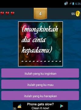 Lagu Aliando - Kuis Lirik游戲截圖2