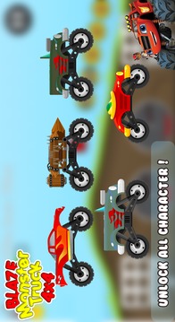Blaze Monster Truck 4X4 Climb Race游戲截圖2