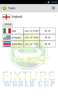 Brazil World Cup Fixture游戲截圖5