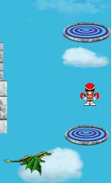 Flying red rangers jump game游戲截圖2