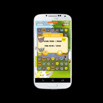 Hello Kitten Crush:Game Match3游戲截圖1