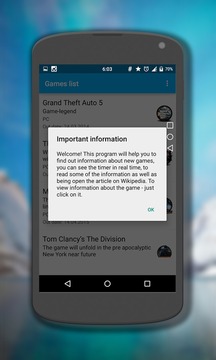 Games Releases Timer游戲截圖3