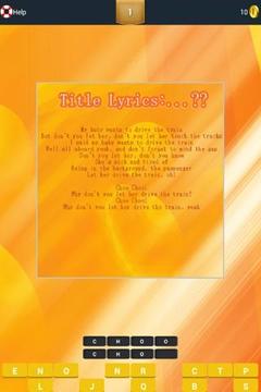Guess Lyrics: Arctic Monkeys游戲截圖2