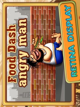Food Dash Angry Man游戲截圖5
