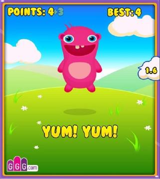 Feed Cute Monster Game游戲截圖3