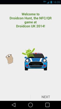 Droidcon UK 2014 Treasure Hunt游戲截圖1