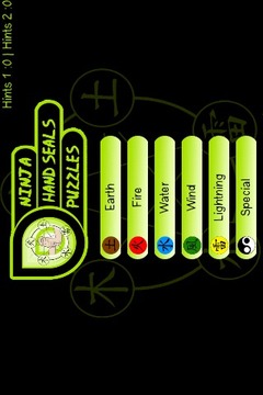 Ninja Hand Seals Puzzles游戲截圖1
