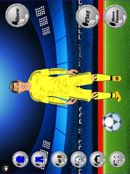 Cool Footballer Fun Dressup游戲截圖3