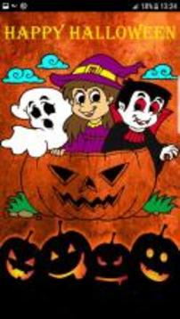 Happy Halloween Coloring Book游戲截圖1