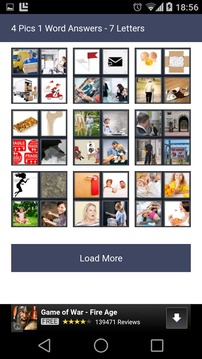 Answers for 4 Pics 1 Word游戲截圖1