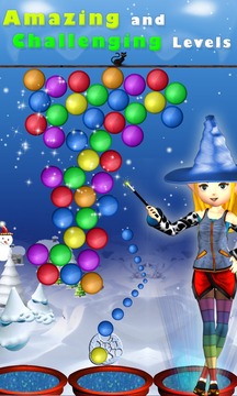 Magic Bubble Snow Witch游戲截圖5