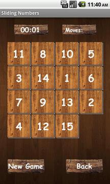 Puzzle 15 Sliding Numbers Lite游戲截圖2