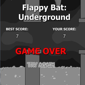 Flappy Bat: Underground游戲截圖3