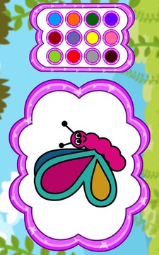 Coloring Sweet Butterfly游戲截圖5